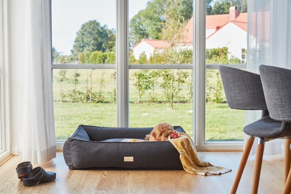 Shiro &Amp Malou Cozy Corner Hundebett Schwarz M 100Cm