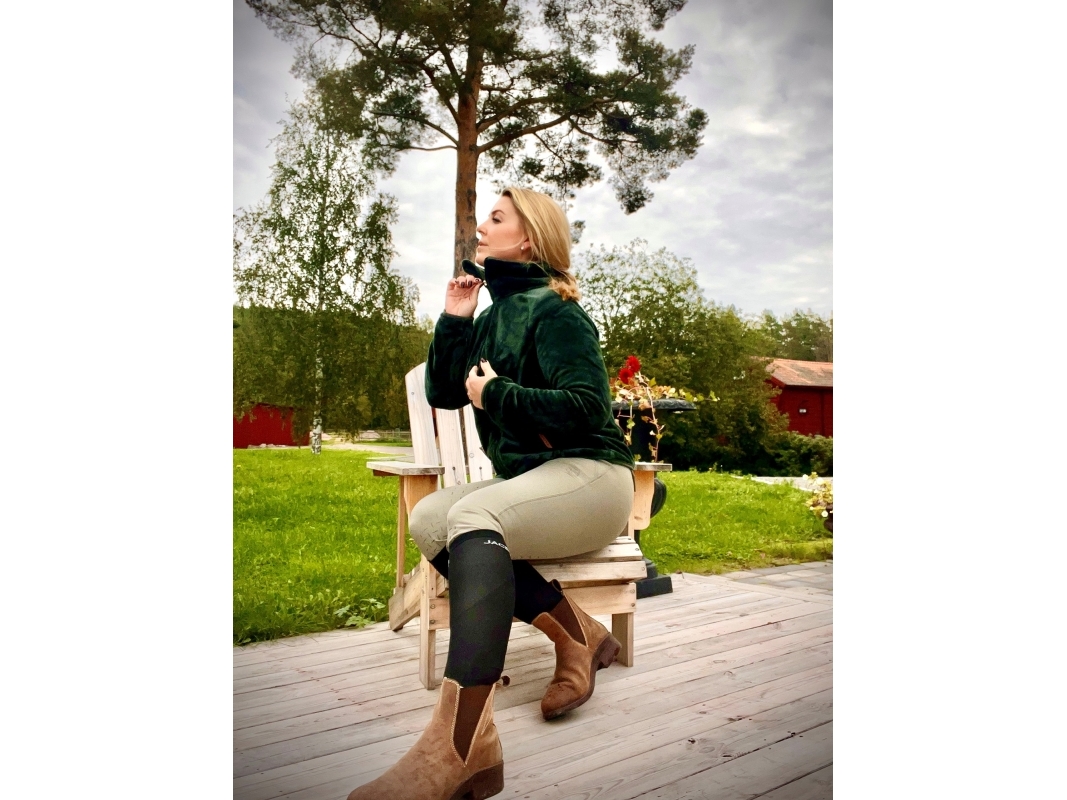 Jacson Dagmar Softpilejacka Grön L