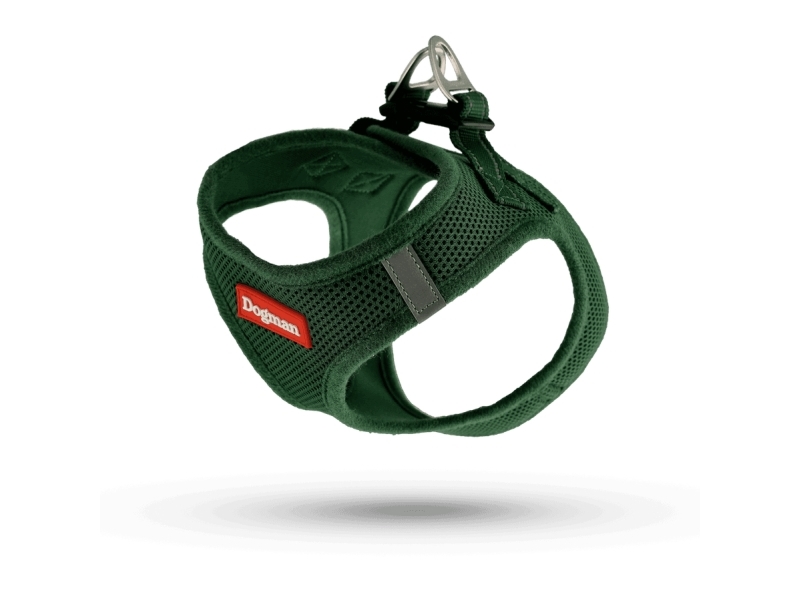 Dogman Air Mesh Step-in Vest Sele Olivengrøn L