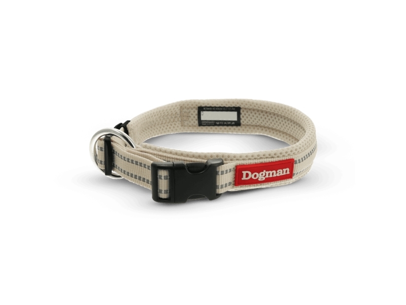 Dogman Air Mesh Vadderat Halsband Beige Xxl | Sällskapsdjur - Hund - Hundhalsband | GameStuff