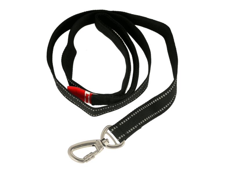 Dogman Air Mesh Gepolsterte Leine Schwarz
