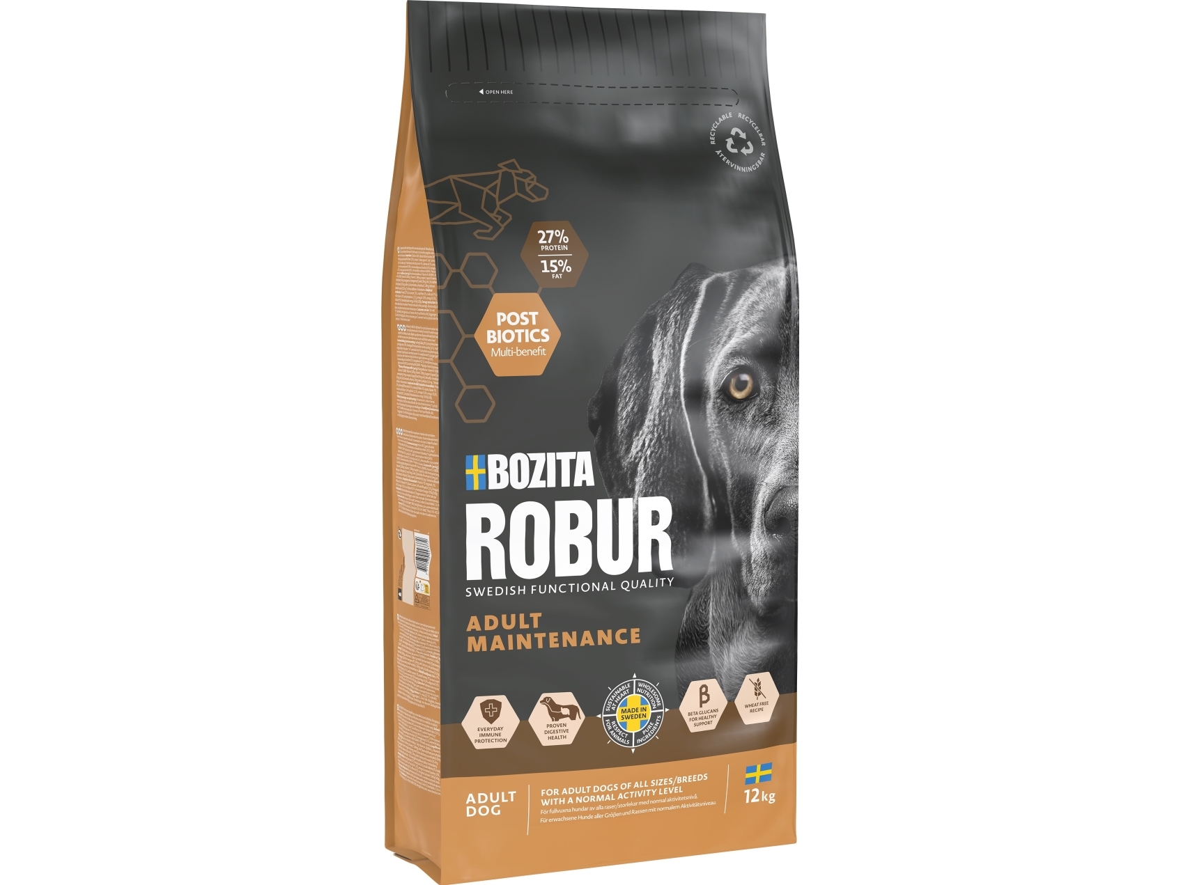 Bozita Robur Adult Maintenance Torrfoder För Hund 12Kg