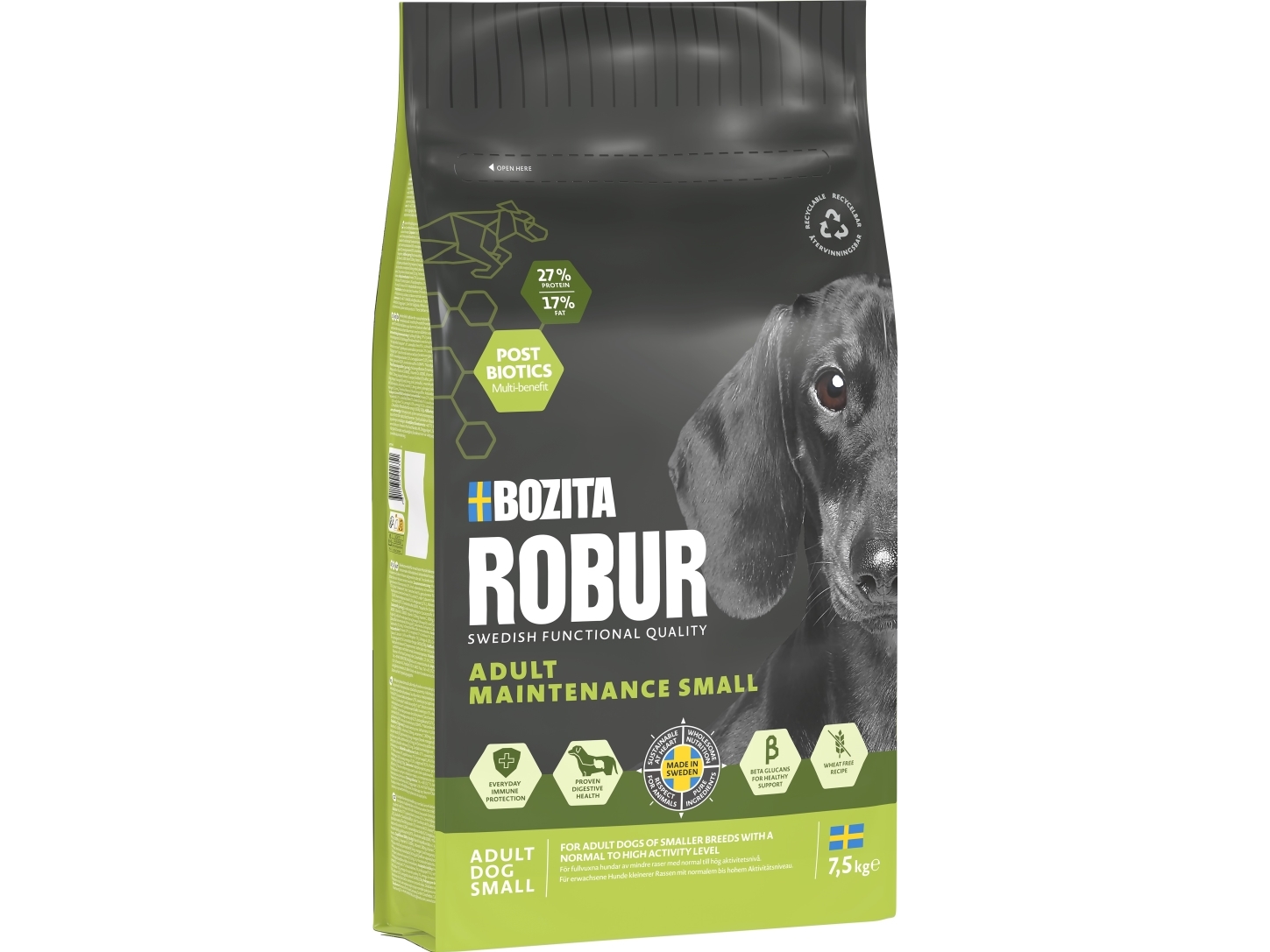 Bozita Robur Adult Maintenance Mini Hundfoder 7,5Kg