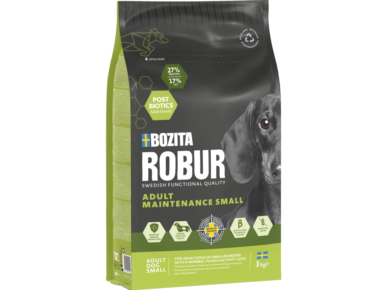 Bozita Robur Adult Maintenance Mini Hundfoder 3Kg