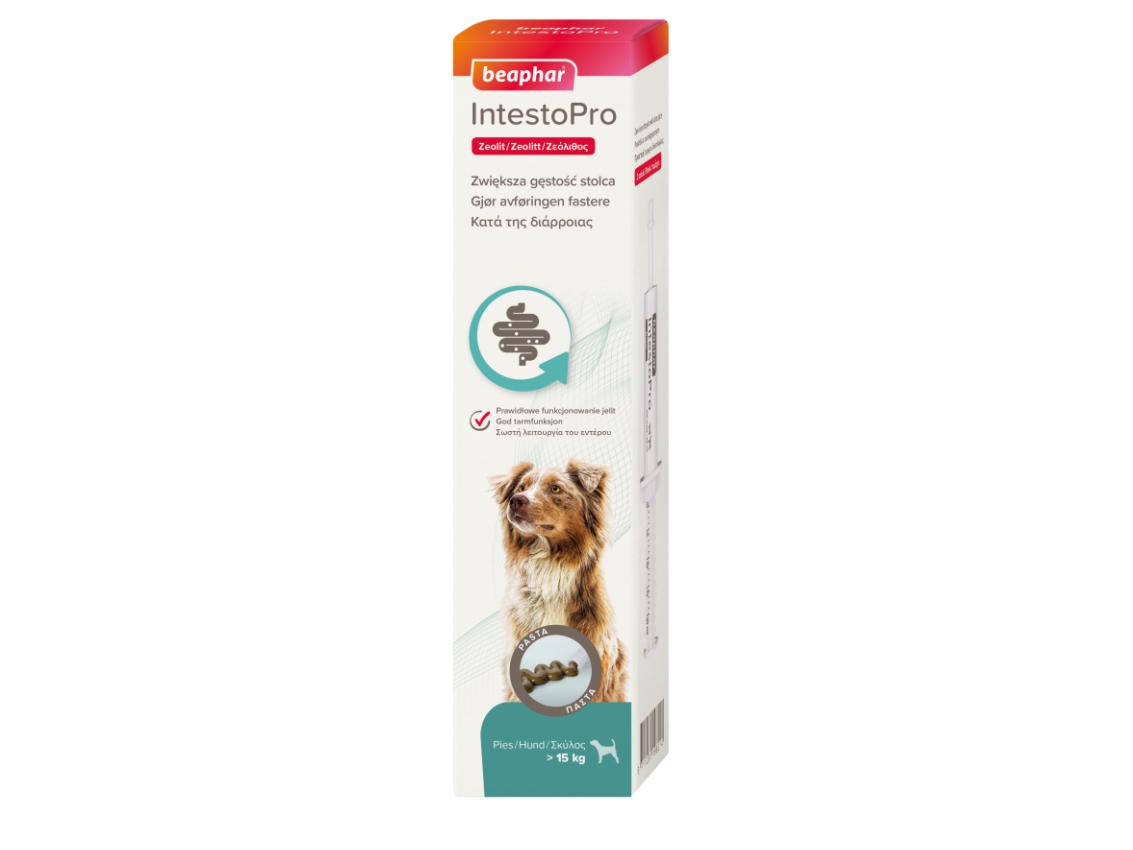 Beaphar IntestoPro, Hund, Kräm, 20 ml, 2 styck, Zeolit, Diarré | Sällskapsdjur - Bondgårdsdjur | GameStuff