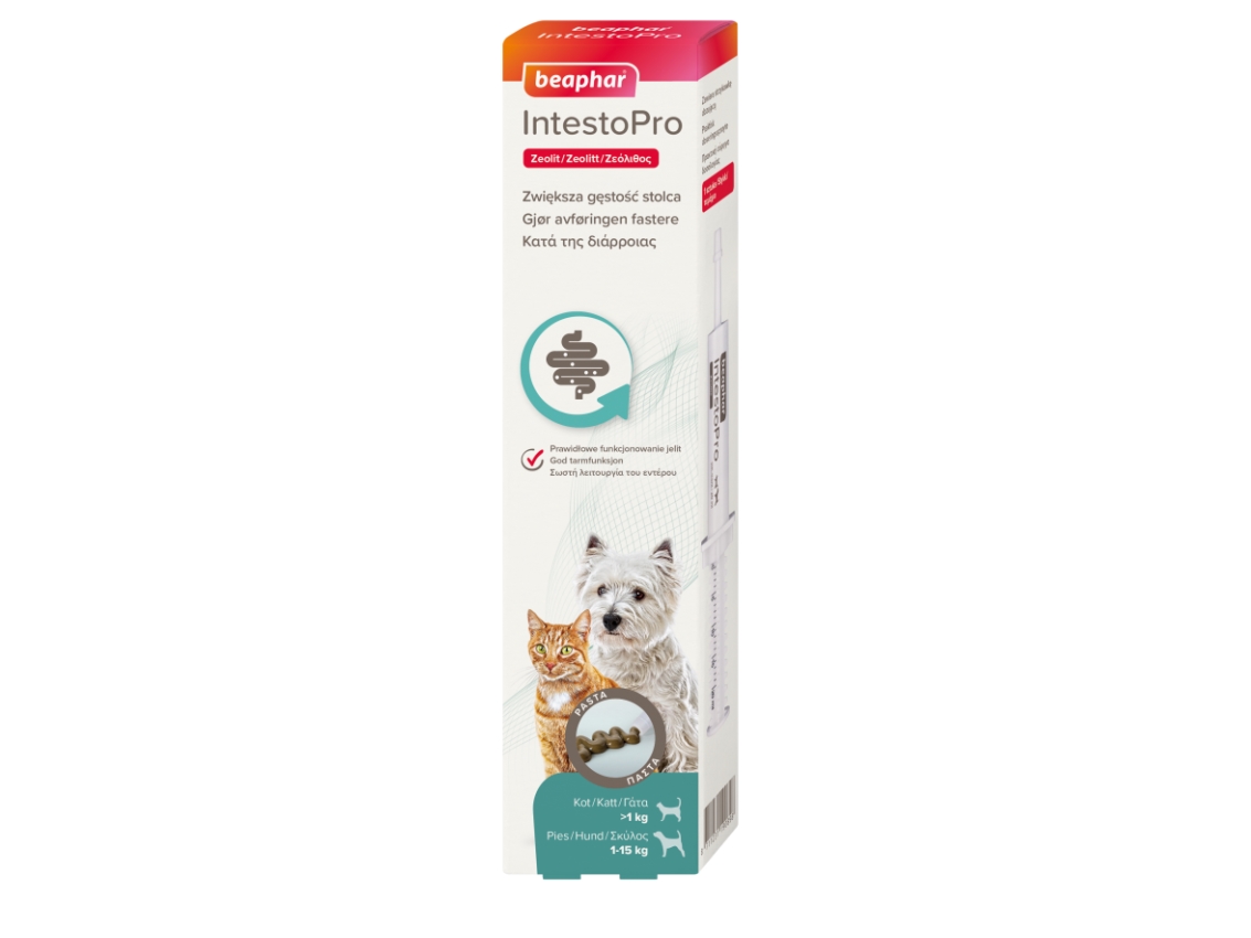 Beaphar IntestoPro, Kissa (eläin)/Koira, Tahna, 20 ml, 1 kpl, Laatikko