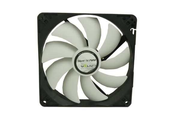 Gelid Solutions Silent 14 Pwm, Ventilator, 14 Cm, 750 Rpm, 1200 Rpm, 20 Db, 126,65 Cfm