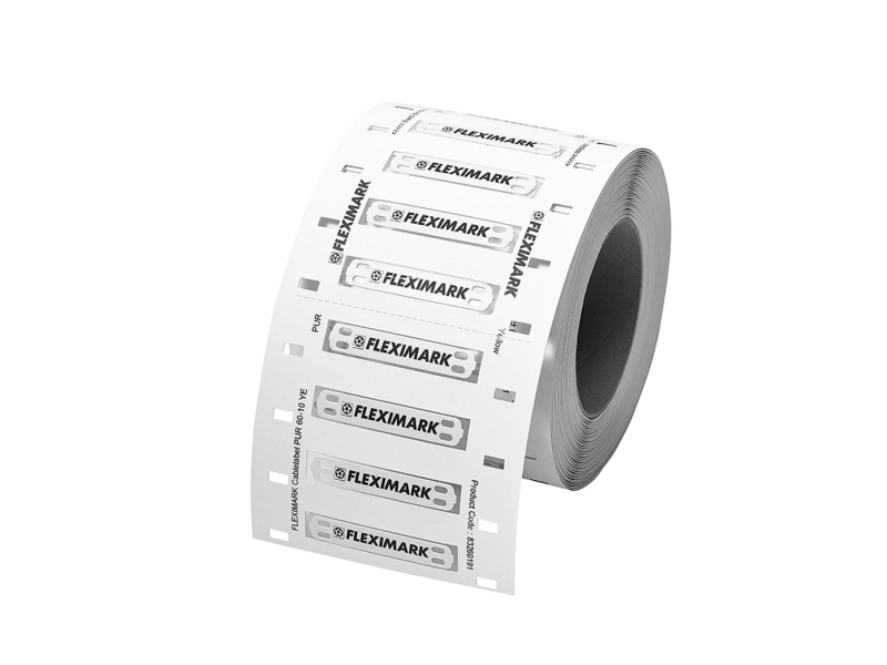 LAPP 83260194 FLEXIMARK® Kabeletikett PUR 60-10 WH Labels til thermotransferprinter 1000 stk