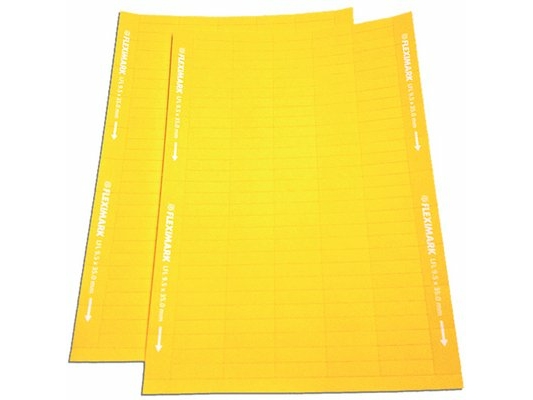 Lapp Fleximark Flexilabel Lfl, Hvid, Gul, Polyester, 17,5 Mm, 3190 Stk, -40 - 125 °C, Etim 5.0 Class-Id: Ec001288 Etim 5.0 Class-Description: Labelli