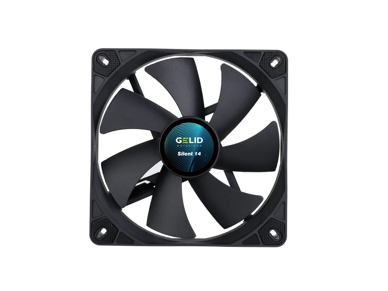 Gelid Solutions Fn-Px14-11, Ventilator, 14 Cm, 1000 U/Min, 21 Db, 67,4 Kubikfod/Min, Sort