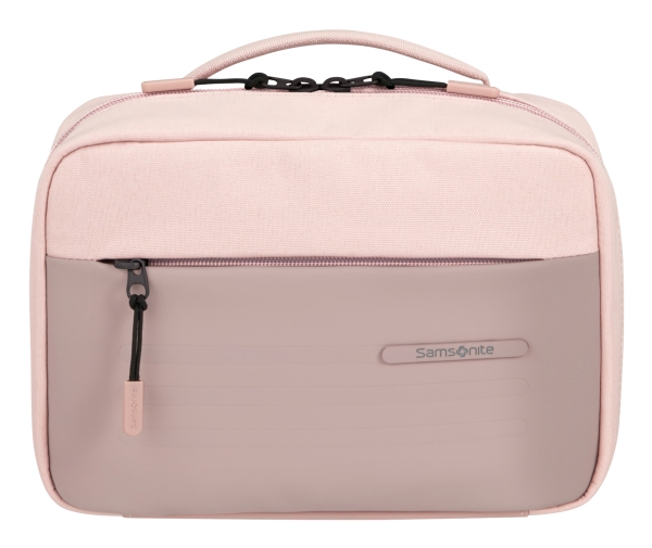 Samsonite Stackd Toilet Kit, Necessär, Polyuretan (PU), Återvunnen polyetentereftalat (rPET), Rosa, Monokromatiskt, Dragkedja, 1 fickor | Datortillbehör - Laddare & Batterier - Nätaggregat adaptrar | GameStuff