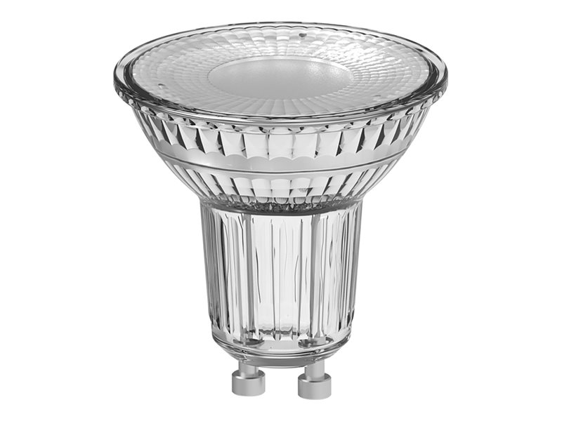 OSRAM LED BASE - LED-spot lyspære - form: PAR16 - GU10 - 4.3 W (tilsvarende 50 W) - klasse F - varmt hvidt lys - 2700 K (pakke med 5)