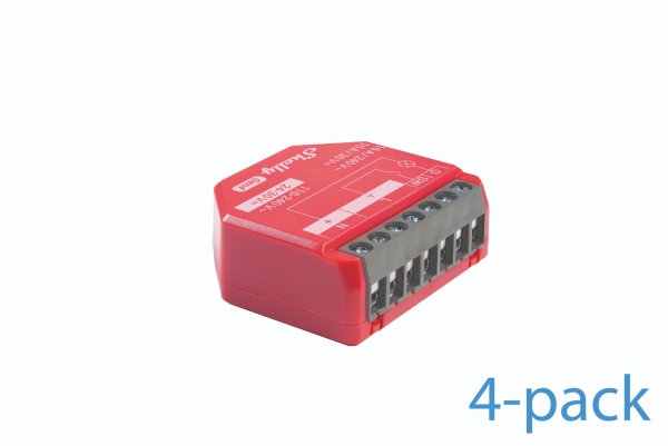 Shelly 1Pm Gen4 4Er-Pack - Wifi &Amp Zigbee Relais Mit Leistungsmessung (24Vdc/230Vac)