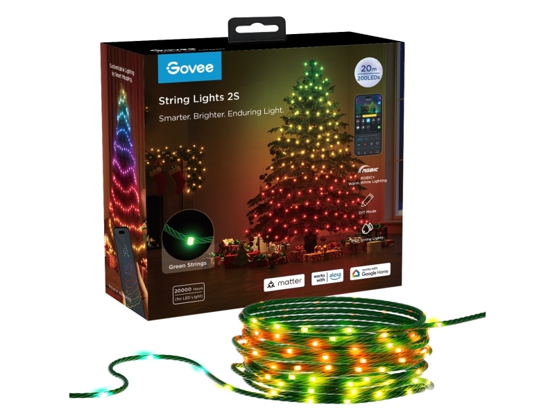 Govee Rgbw Weihnachtsbaumbeleuchtung 20M Matter