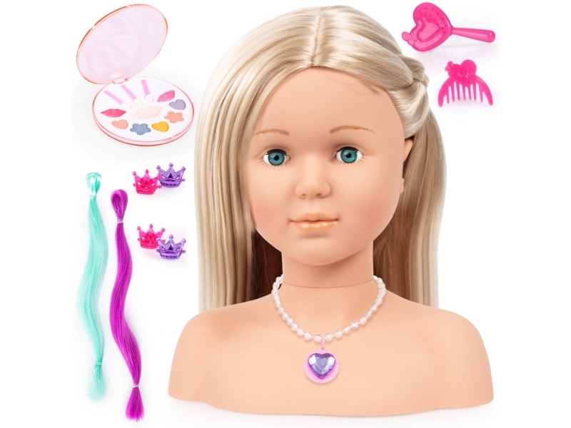 Super Model Deluxe Sminke og Frisørhoved | Leksaker - Figurer & Dockor - Frisör och sminkhuvuden | GameStuff