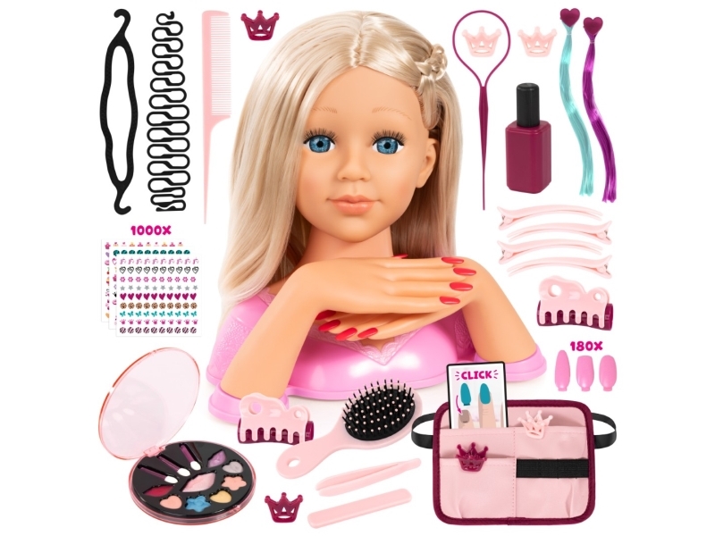 Charlene Magic Nails Sminkehoved og negle