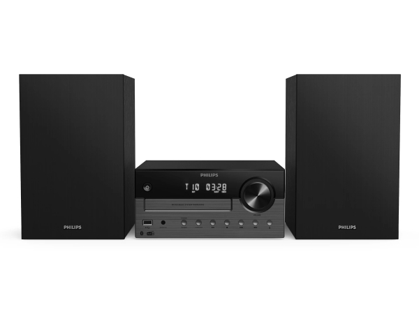 Philips TAM4505M2/12, Mikrosystem för hemmaljud, Svart, Mörkgrå, 1 skiva, bricka, 80 W, 2-vägs | TV, Ljud & Bild - Musikstudio - Ljud - Studio - Inspelning | GameStuff