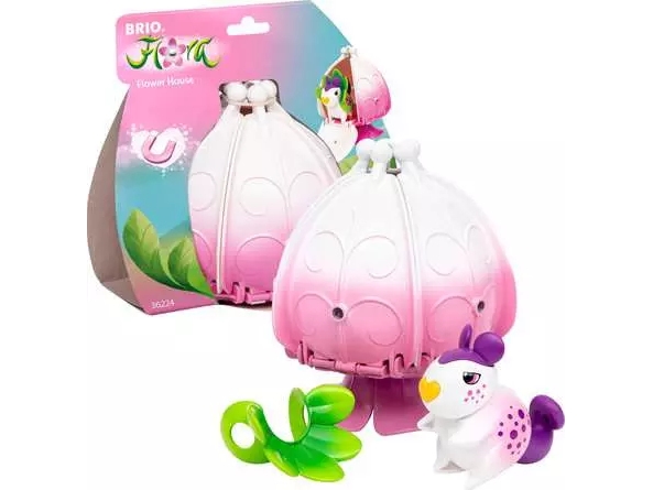 BRIO Poppy Flower House, 3 år, Flora, Grön, Rosa, Lila, Vit | Radiostyrd - Övriga - Reservdelar och tillbehör | GameStuff