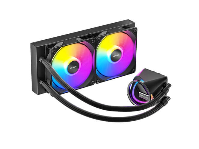 Antec Skeleton 240, All-In-One Liquid Cooler, 12 Cm, Black