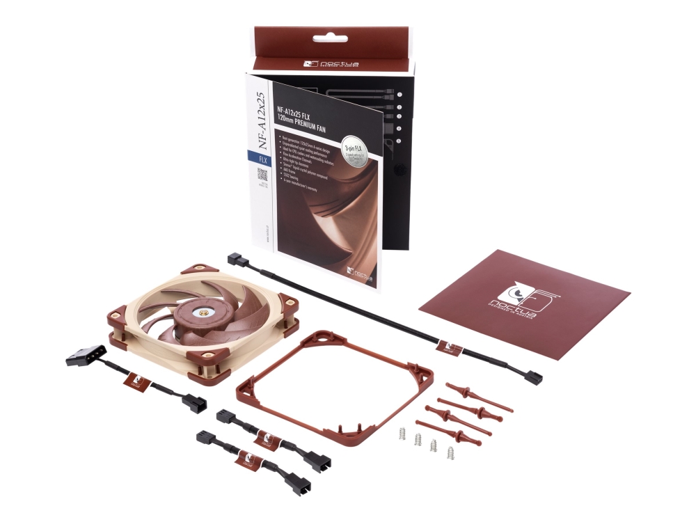 Noctua Nf-A12x25 Flx - Einsatz Mit Lüfter - 120 Mm