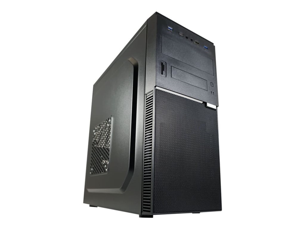 Lc-Power Lc-7041B-On, Midi Tower, Pc, Schwarz, Atx, Micro Atx, Mini-Itx, Metall, Kunststoff, Gaming