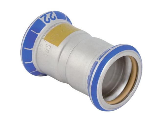 Doppelmuffe Rfg 76,1 Mm Mapress Edelstahl Für Gas
