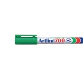Permanent marker, Artline 700, 0,7 mm, grøn, pakke a 12 stk | Skrivredskap - Märkpennor - Permanent Marker | GameStuff