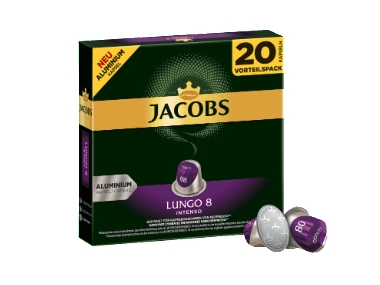 Jacobs Jacobs Lungo Intenso 8 Kawa mielona w kapsułkach 20 szt, 104 g