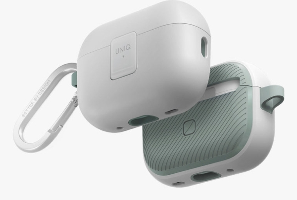 Uniq Clyde Lock Case Airpods Pro 2(2022/2023) Weiß-Soft Mint/Taube Weiß-Soft Mint