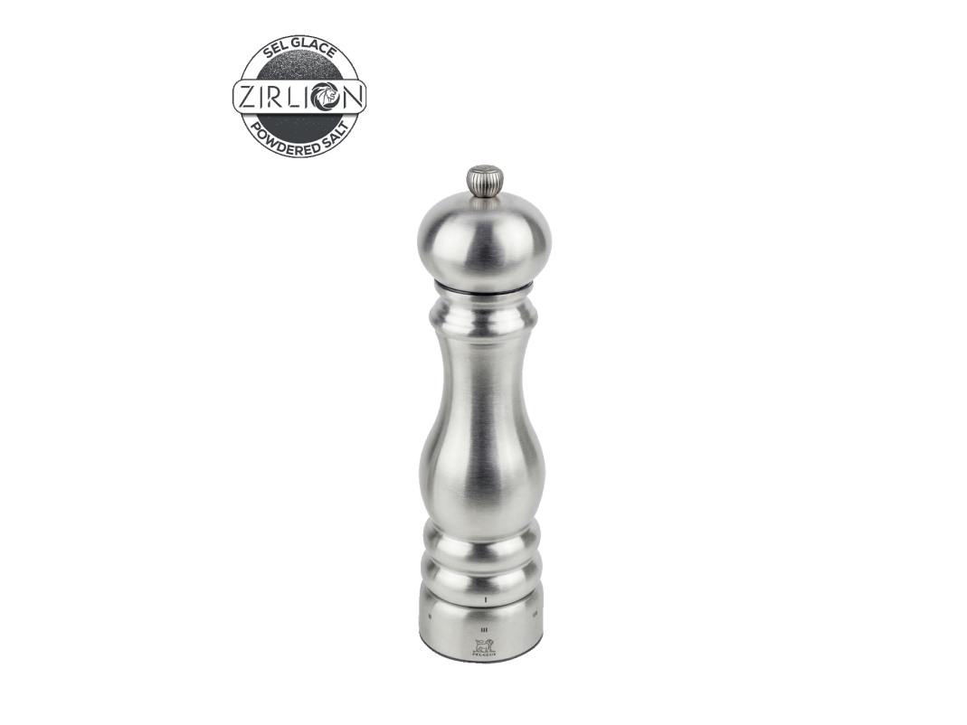 Peugeot Paris Chef, Salt Grinder, Stainless Steel, Stainless Steel, Stainless Steel, 220 Mm, France