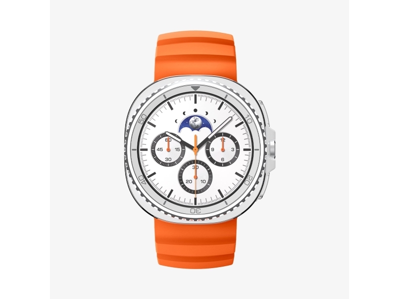 Spigen WBS2, Band, SmartWatch, Orange, Samsung, Watch 8 (40mm), Watch 8 (44mm), Watch 8 Classic (46mm), Silikone