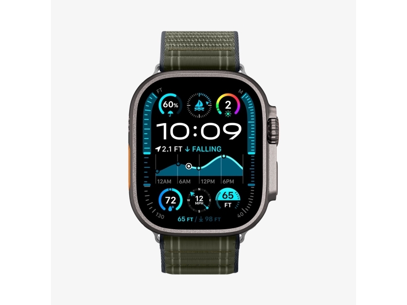 Spigen Wbf0, Band, Smartwatch, Grøn, Apple, Apple Watch (44/45Mm), Apple Watch 10/11 (46Mm), Apple Watch Ultra (49Mm), Nylon