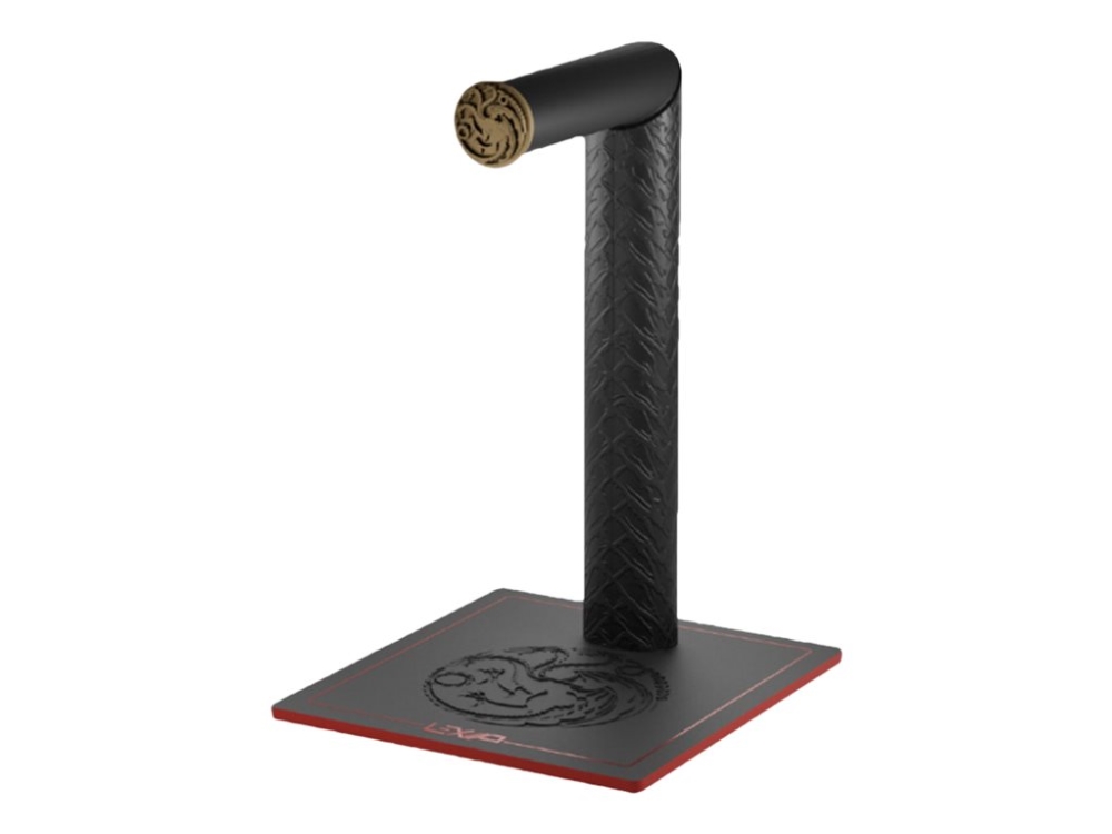Lexip X Warner - Hållare för hörlurar - Targaryen Game Of Thrones - svart, guld, röd | Datortillbehör - Laddare & Batterier - Bärbar nätaggregat | GameStuff