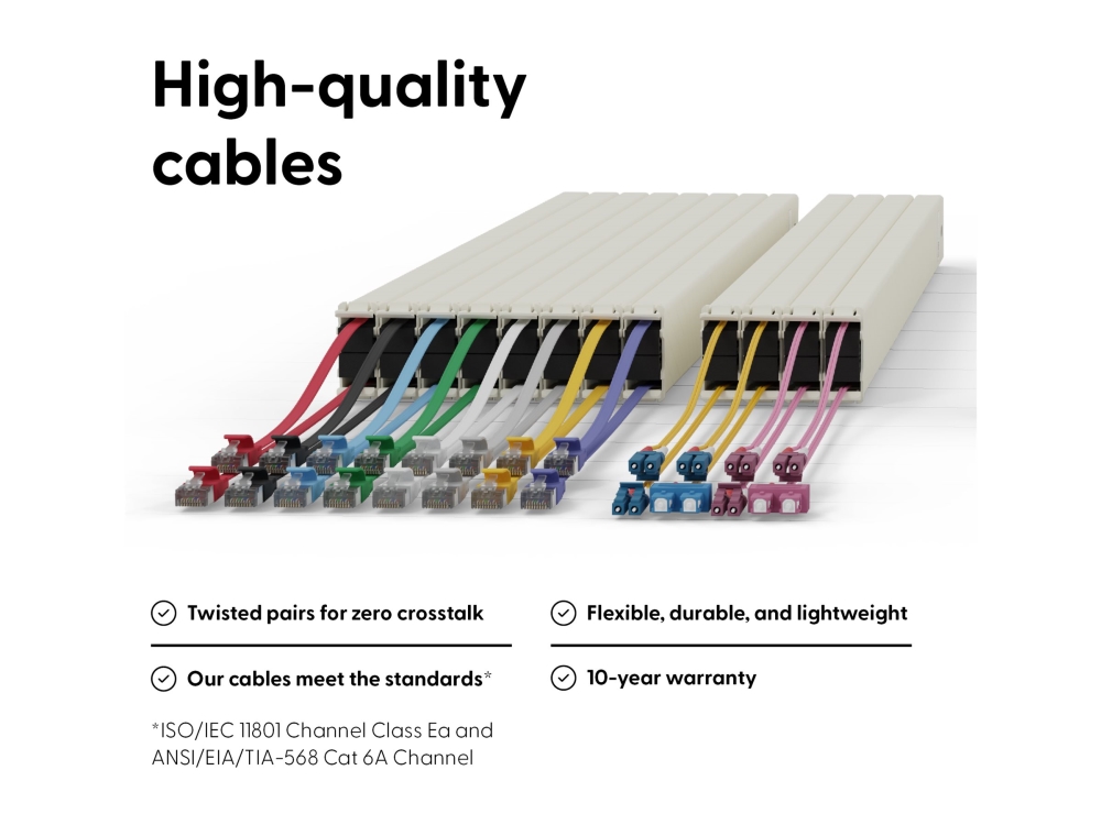 Patchbox Patchbox.One - Kupferkassette - Einziehbar - Cat 6A - Utp - Schwarz