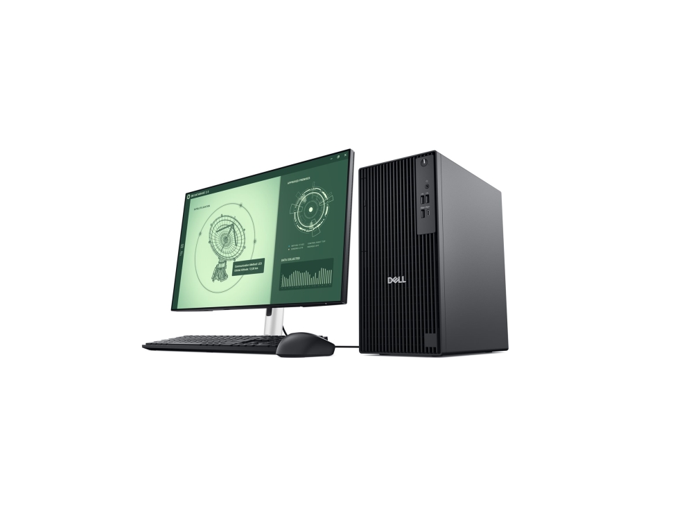 Dell Pro Tower Qct1250 - Ai Pc - Tower Core Ultra 5 235 / Op Til 5 Ghz - Ram 16 Gb - Ssd 512 Gb - Nvme - Dvd Supermulti - Intel Graphics - Gigabit Et