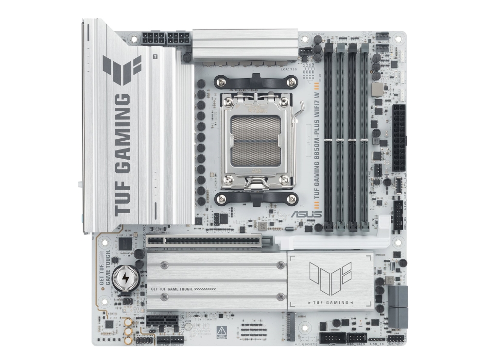 Asus Tuf Gaming B850m-Plus Wifi7 W, Amd, Socket Am5, Amd Ryzen 7000 Series, Amd Ryzen 8000 Series, Amd Ryzen 9000 Series, Socket Am5, Ddr5-Sdram, 256