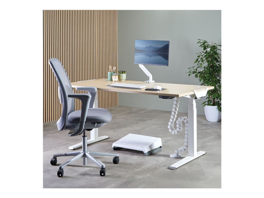 Fellowes 100136872, Cable Sleeve, Desk, White