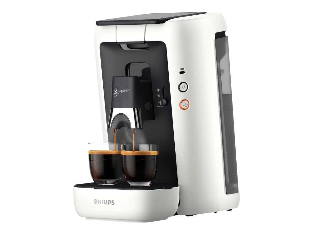 Philips Senseo CSA260 Maestro - Kaffemaskin - 1 bar - glitrende hvit