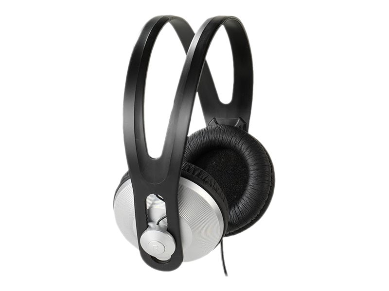 Vivanco SR 97 - Hörlurar - fullstorlek - kabelansluten - 3,5 mm kontakt - Black silver | TV, Ljud & Bild - Hörlurar & Mikrofoner | GameStuff
