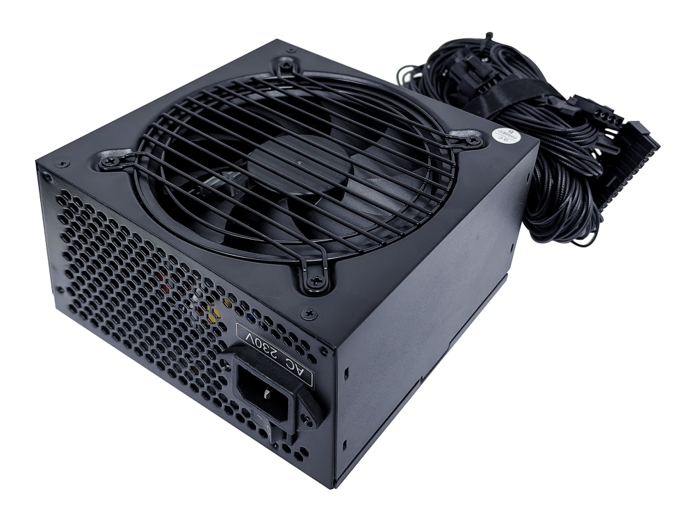 Atx 80+Bronze 600W-Netzteil Mit Aktivem Pfc, 12Cm-Lüfter