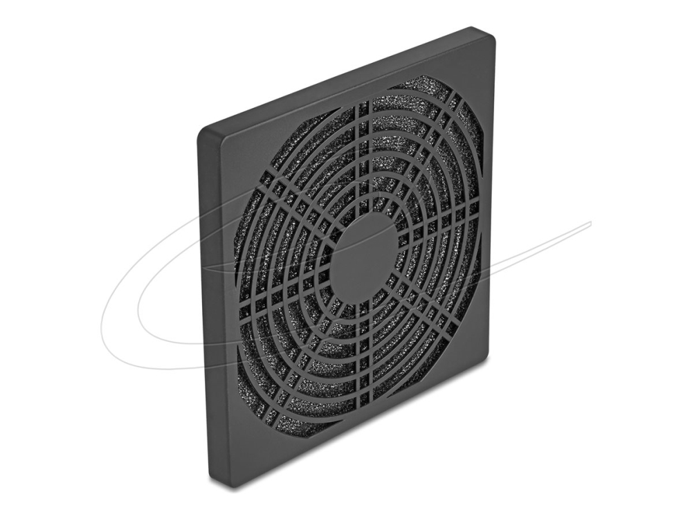 Delock - Ventilatorskærm - Med Støvfilter - Sort