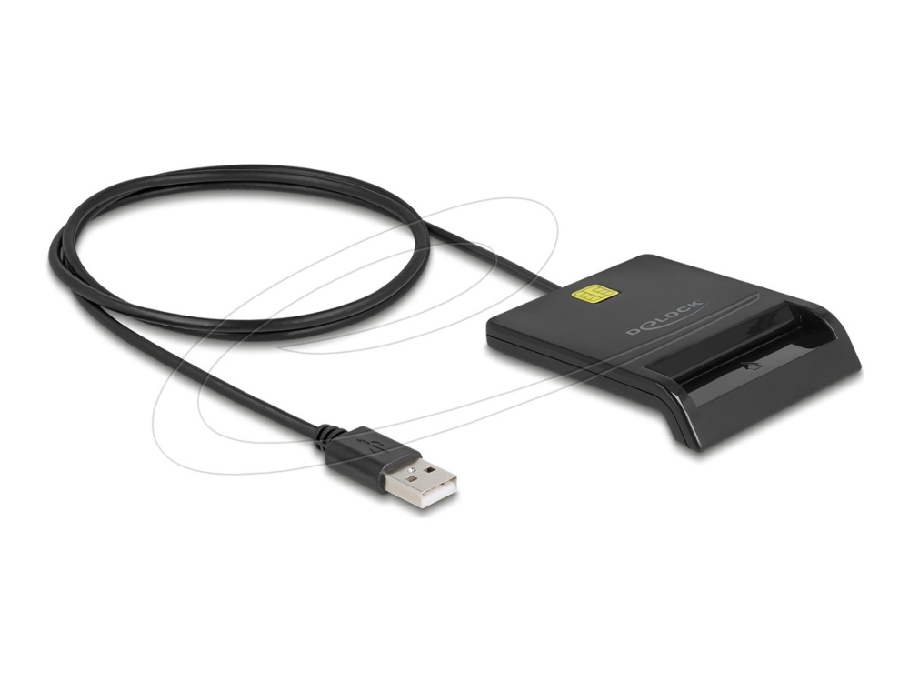 Delock - Smart-Kortlæser - Usb - Sort