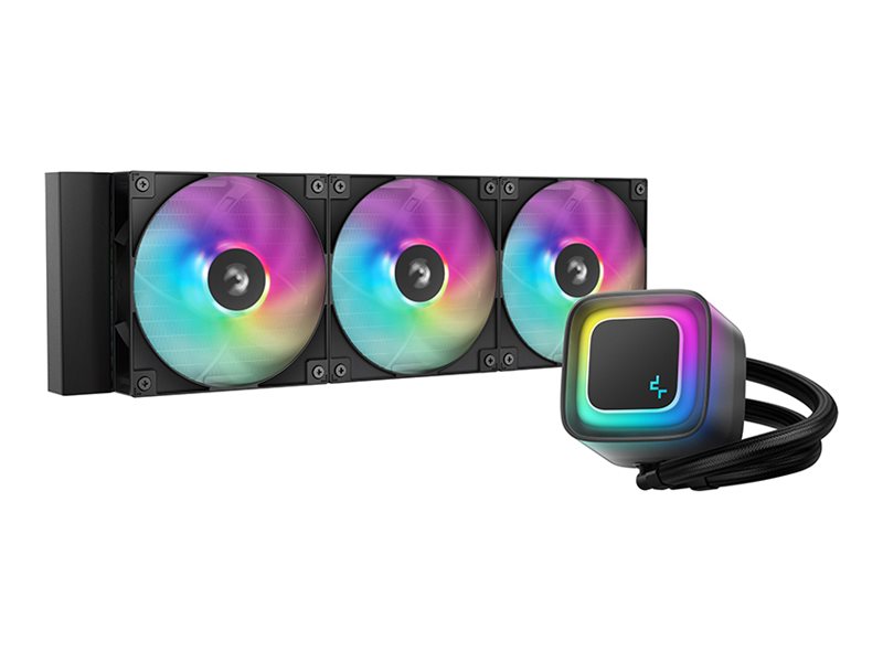 Deepcool LE360 V2 - Kylsystem med vätska till processorn - Elementstorlek: 360 mm - (för: LGA1700, LGA1200, LGA1151, LGA1150, LGA1155, AM5, AM4, LGA1851) - 120 mm - svart | Datorkomponenter - Kylning & moddning - CPU Kylning | GameStuff