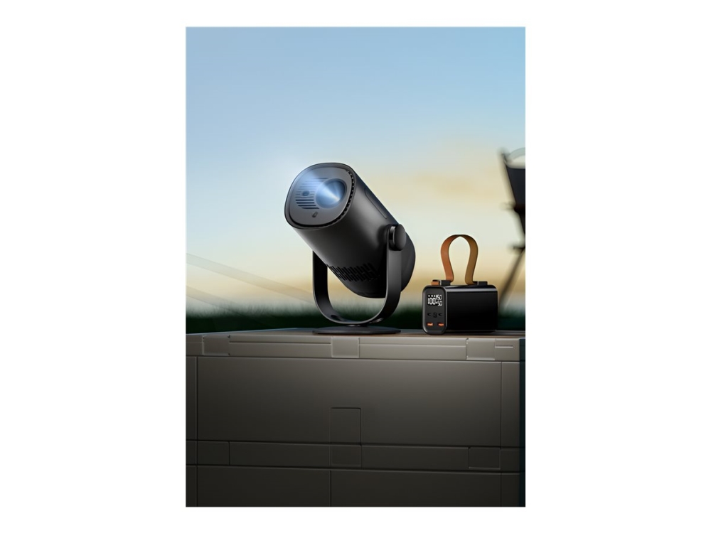 Dangbei Freedo kannettava projektori jalustalla harmaa + PowerBank -virtapankki