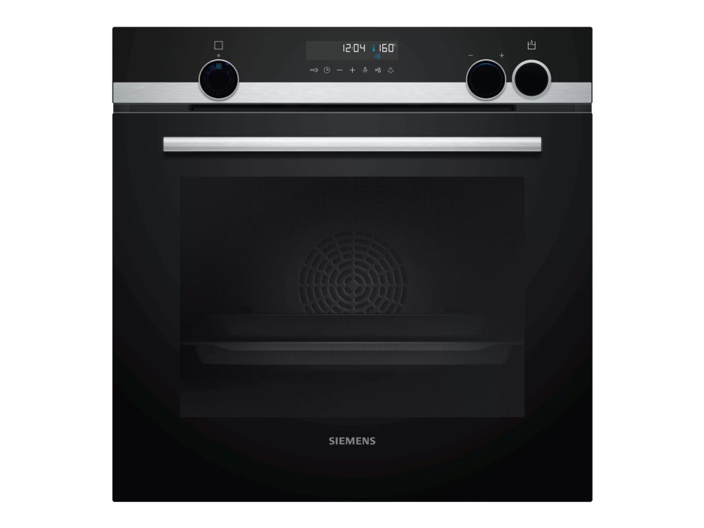Siemens iQ500 HR538ABS1 - Ugn - med ångfunktion - inbyggd - nisch - bredd: 56 cm - djup: 55 cm - höjd: 58,5 cm - med självrengöring - Klass A - rostfritt stål | Vitvaror - Ugnar - Ångugnar | GameStuff