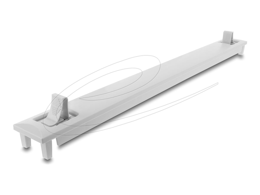 Delock - Blændplade - Gray (Ral 7035) - 1U - 19"