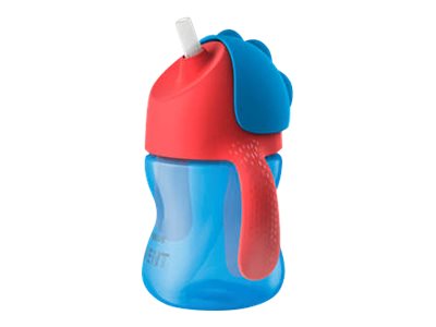 Philips AVENT Bendy halmkopp 200ml/7oz, 9m+, 1-Pack, Halmkoppar, dryckeskopp, 9 månad(er), Blå, Röd, Indonesien, 200ml, 1 st | N - A | GameStuff