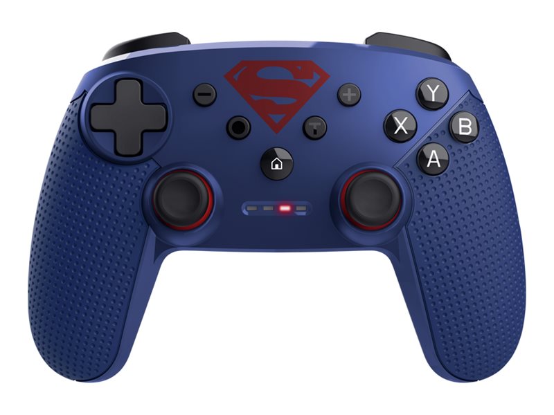 Trust Gxt 542Sm Muta - Superman - Gamepad - 15 Knapper - Trådløs - 2.4 Ghz/Bluetooth - Blå - For Pc, Android, Ios, Nintendo Switch