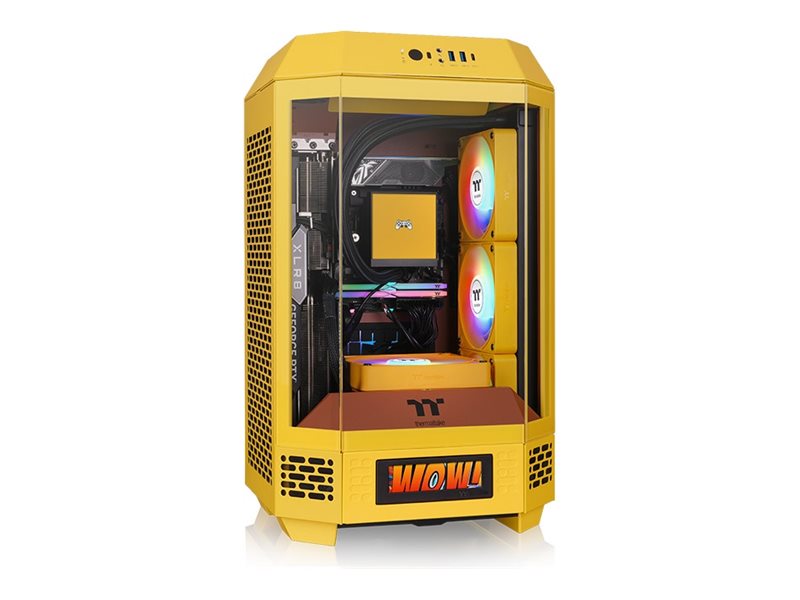 Thermaltake The Tower 250, Mini Tower, Pc, Gelb, Mini-Itx, Spcc, 21 Cm