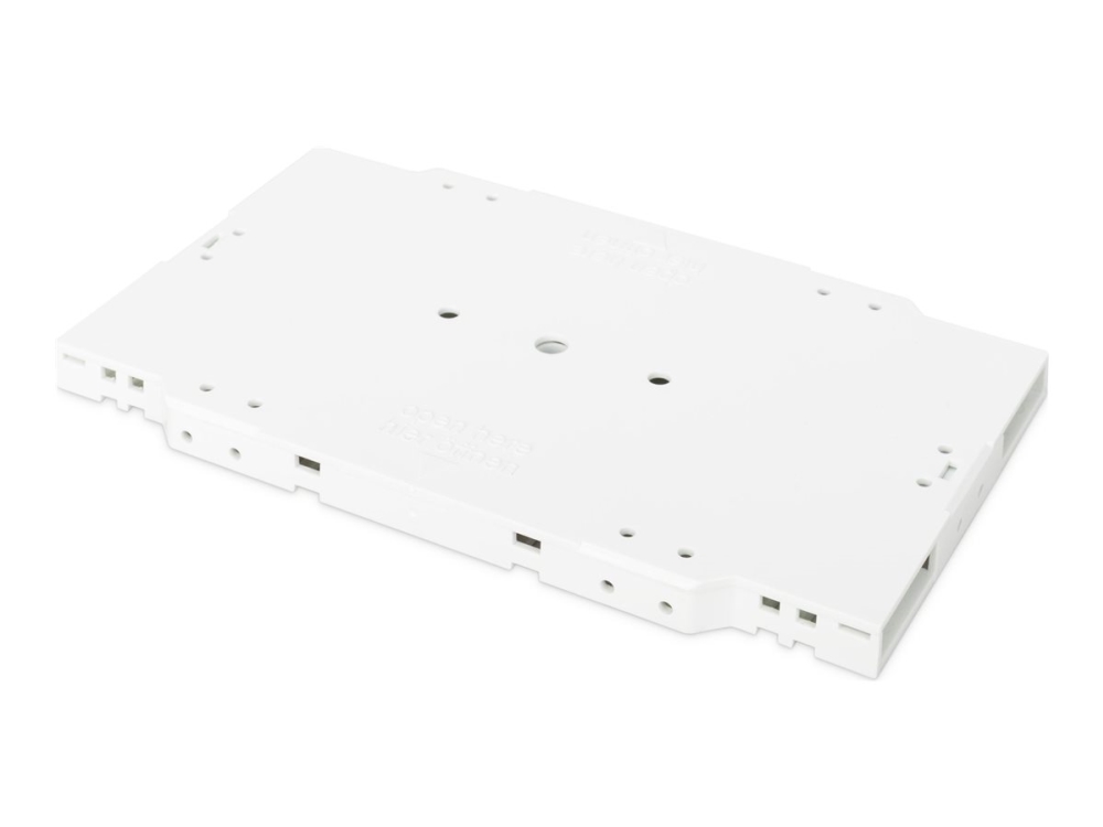 Digitus - Fiberoptisk Kassette Blank-Panel (12 Åbninger) - Including Splice Holder, For Crimp And Shrink Splice Protection - Hvid - 19"